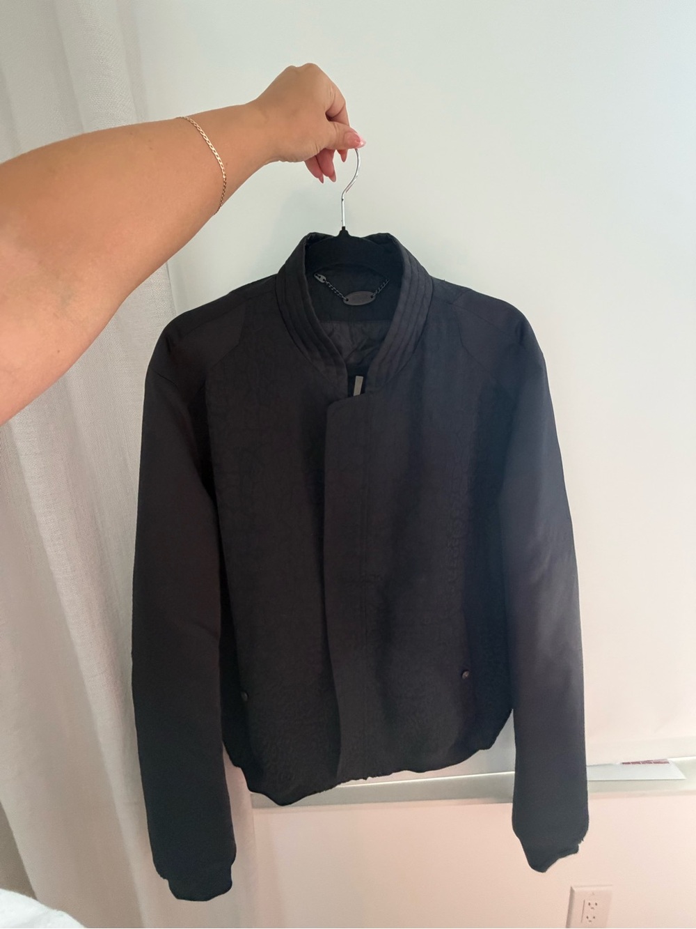Just Cavalli Black Bomber Jacket